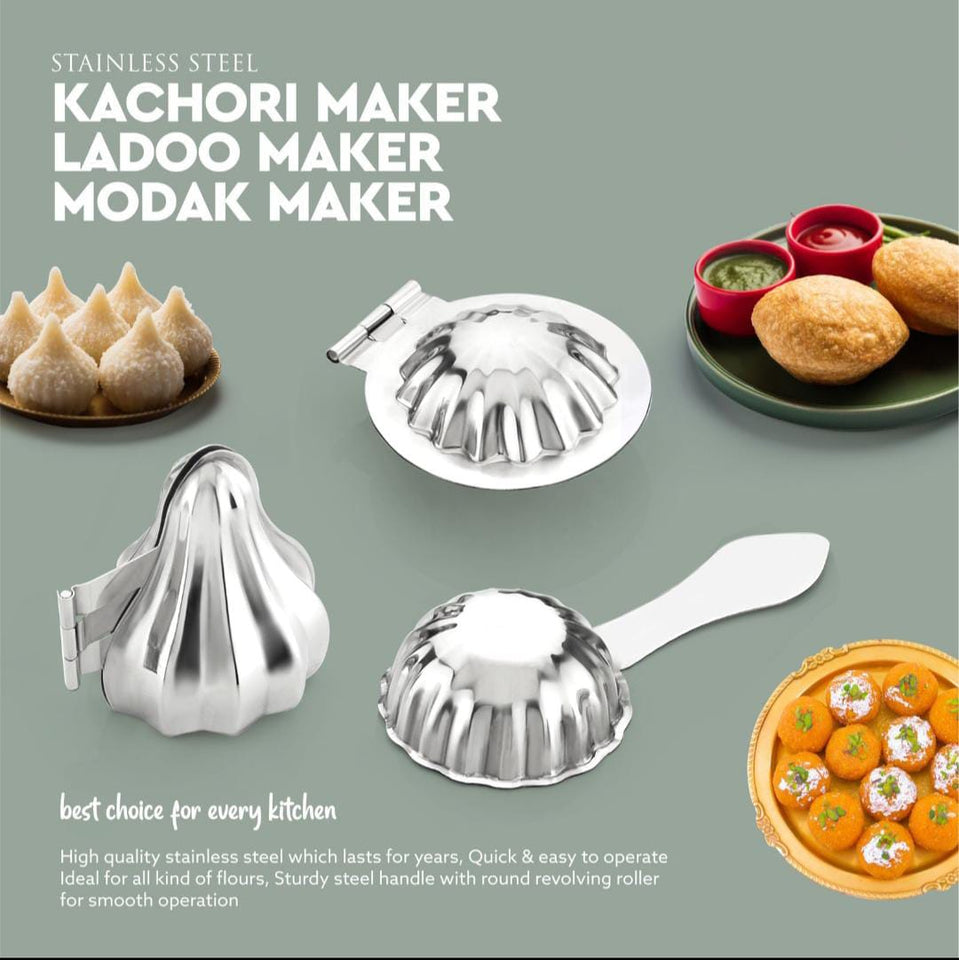 Stainless Steel 10 Pcs Sweet & Snack Maker
